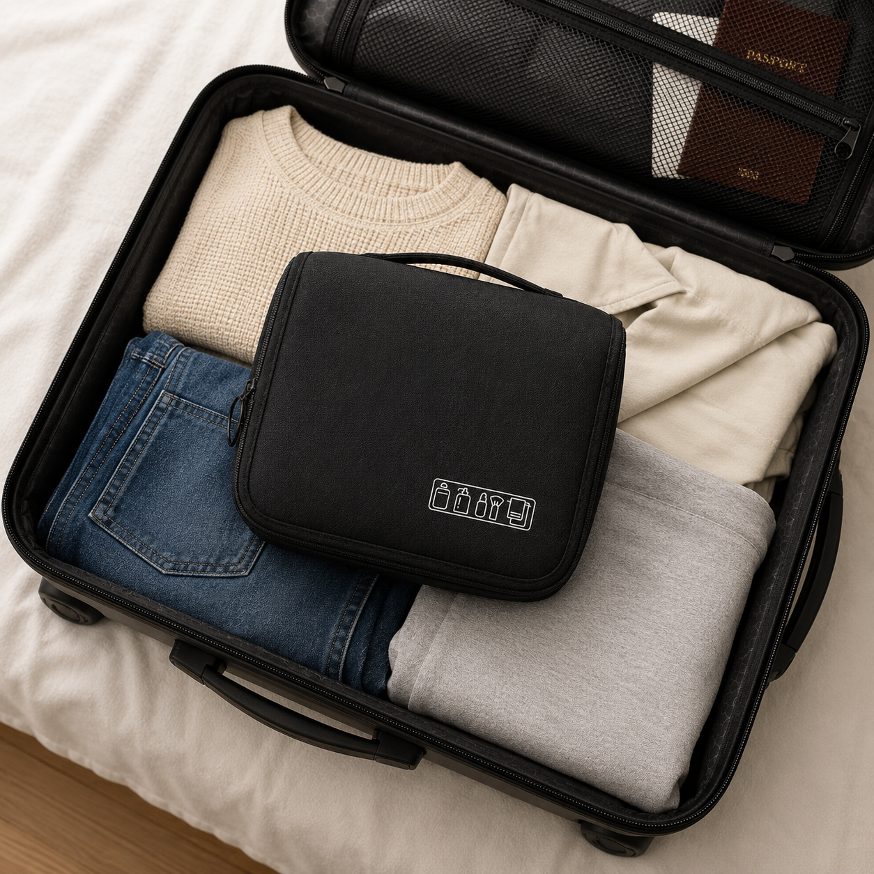 Caventra™ Hanging Travel Organizer